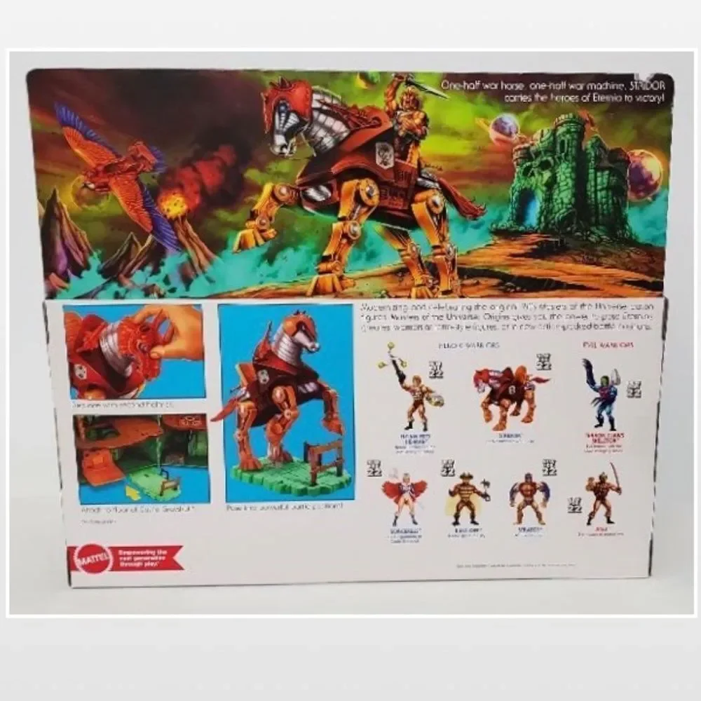 New Mattel Masters of the Universe MOTU Stridor Horse Kid Toy